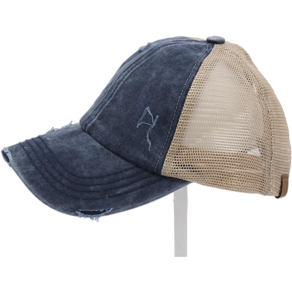Washed Denim Hats