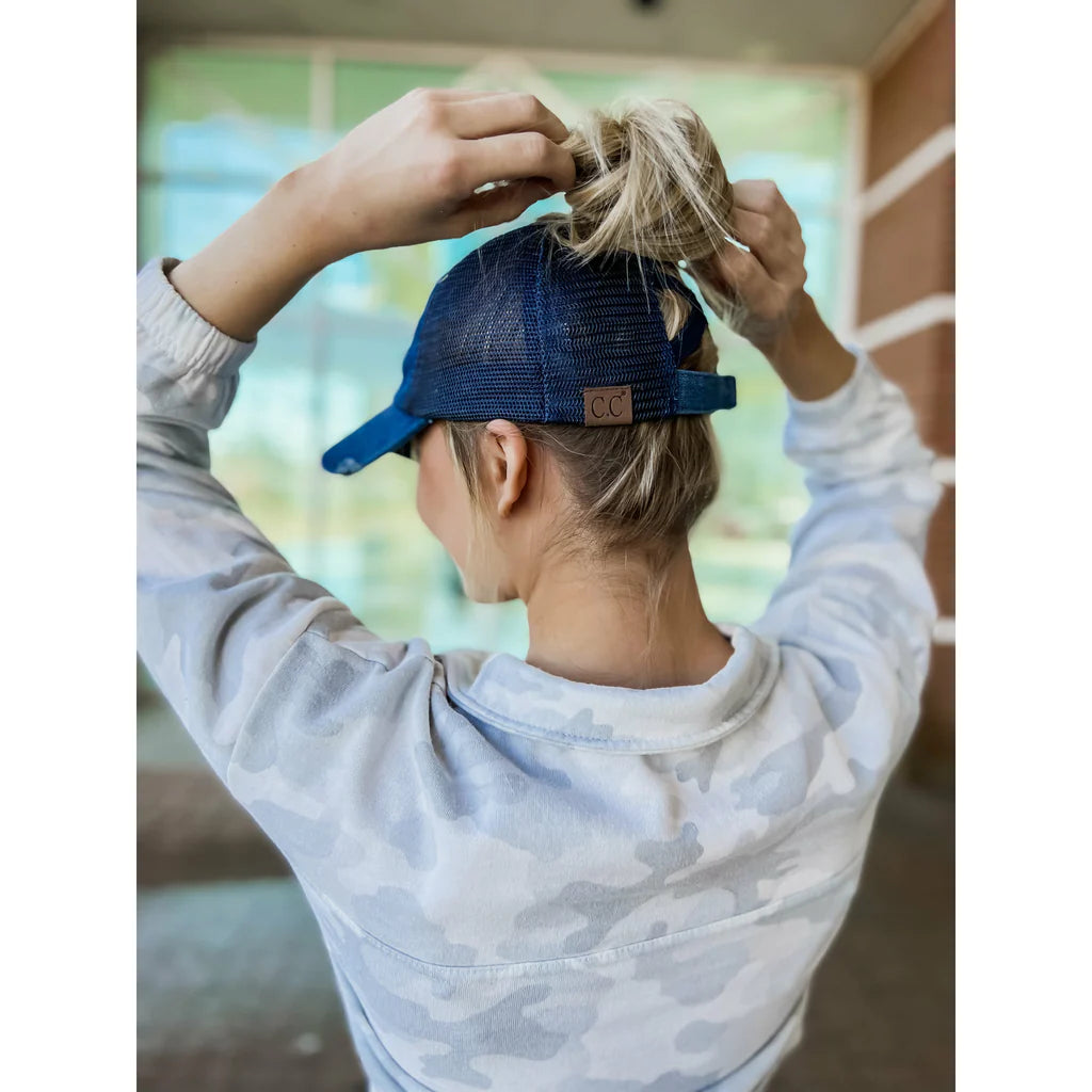 Washed Denim Hats