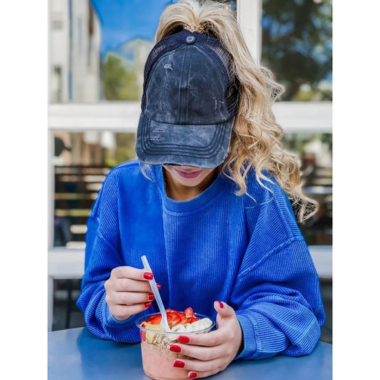 Washed Denim Hats